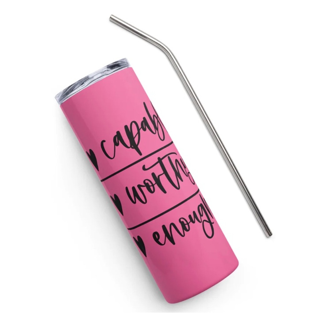 NIB Custom Graphic Tumbler “I AM”….Various Colors listed